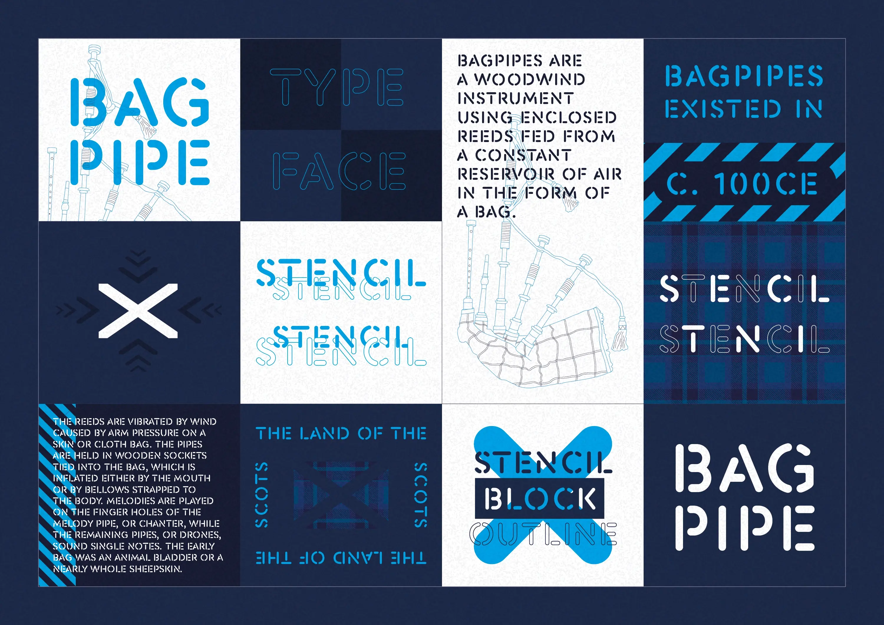 Bagpipe Typography
