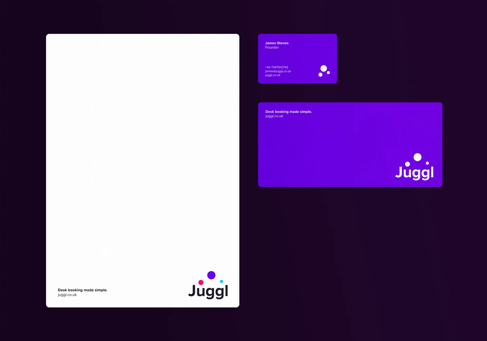 Juggl Letterheads And Business Card